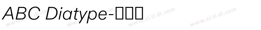 ABC Diatype字体转换